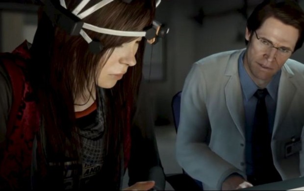 Ellen Page y Willem Dafoe en Beyond: Two Souls (David Cage, Quantic Dream, 2013)