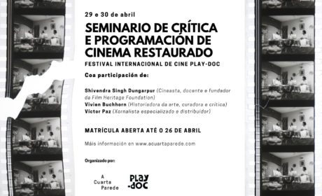 Cartaz Seminario Play-DocACP 2023 Cinema Restaurado